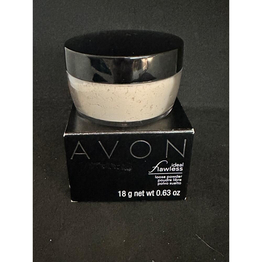 NOS DISC Avon Ideal Flawless Loose Powder; Translucent; .63 oz